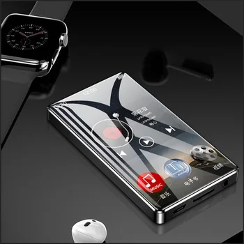 

ruizu d20 Metal MP4 Player Built-in Speakers 3.0 Inch Touch screen Ultra thin 8GB MP3 Music Player Video playback with FM E-book