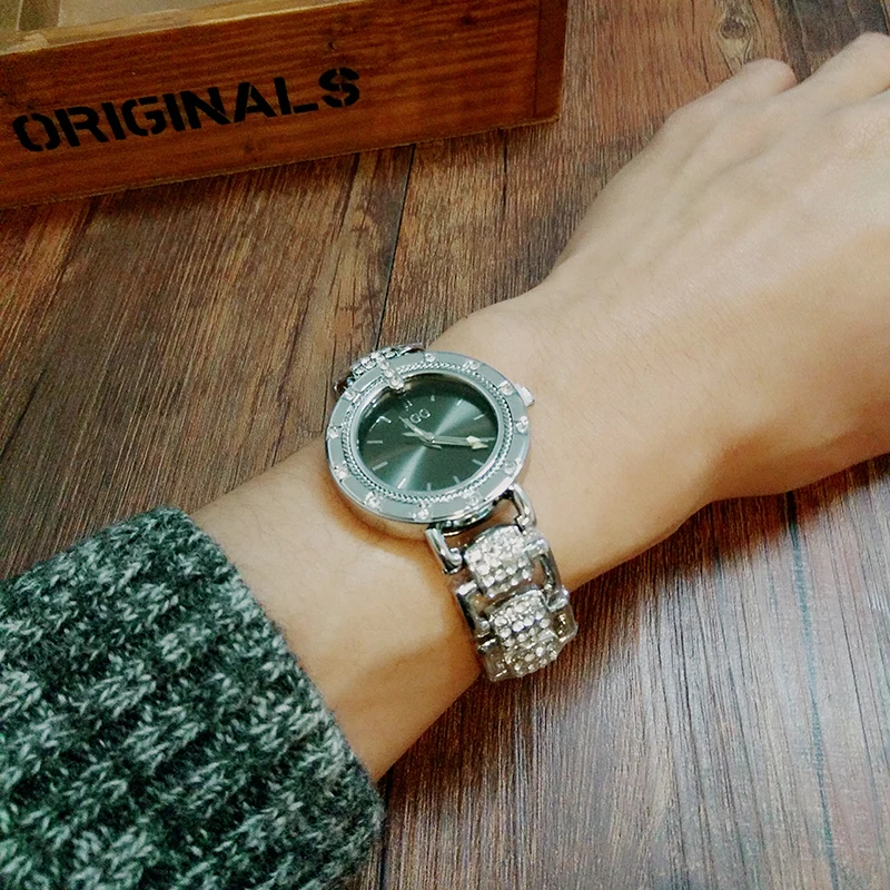 

Top Brand Luxury Fashion Women Watch Dialmond Stainless Steel Woman Dress Clock BGG Gold Silver Ladies Watches Waterproof