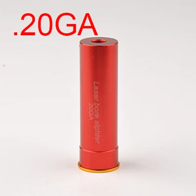 Тактический Red Dot лазерный Boresighter CAL.223/20GA/. 308/7. 62X54R Sighter Картридж красный лазерный Boresighter с батареей - Цвет: Черный