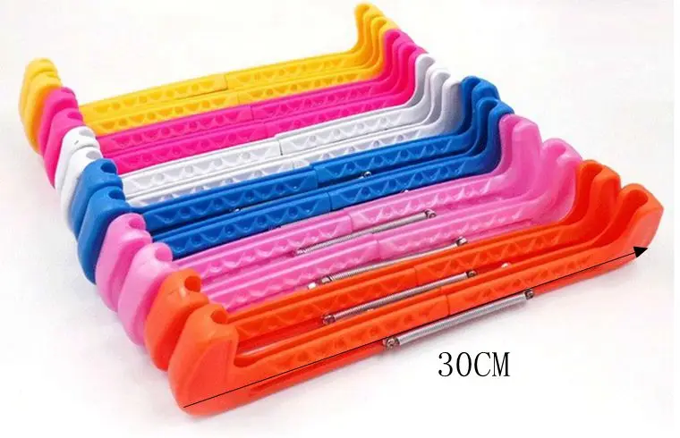 أعلى جودة! 1 زوج الأسطوانة شفرة شفرة إطار الجليد تزلج البلاستيك حامي غطاء عدم الانزلاق ارتداء مقاومة ، شحن مجاني