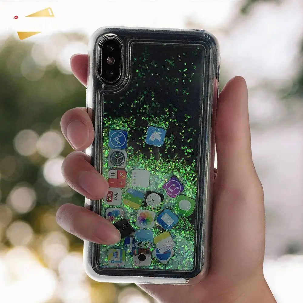 KISSCASE السائل الرمال المتحركة بريق الهاتف حقيبة لهاتف أي فون X XR XS ماكس بلينغ App حالة غطاء ل فون 5 5 S SE 6 S 6 7 8 زائد الترتر KISSCASE السائل الرمال المتحركة بريق الهاتف حقيبة لهاتف أي فون X XR XS ماكس بلينغ App حالة غطاء ل فون 5 5 S SE 6 S 6 7 8 زائد الترتر