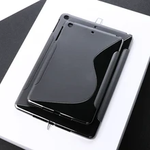 SLINE чехол из ТПУ для Apple Ipad Air 2 Чехол черный силиконовый мягкий защитный чехол для iPad air 2 iPad 6 iPAD6 мягкий планшет Сумка-бампер