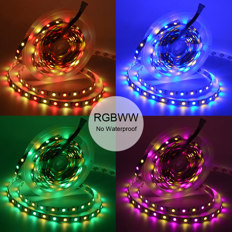 Светодиодная лента 5050 DC12V RGB RGBW гибкая светодиодная лента светильник 5 м/лот 60 Светодиодный s/m Одноцветный RGB RGBW для украшения дома 5050 лента