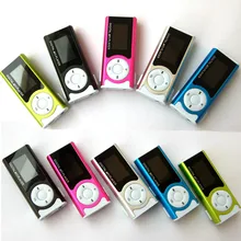 Блестящий мини-usb-зажим ЖК-экран MP3 медиаплеер Поддержка 16 Гб Externa Micro SD для MP3/WMA Компактный и стильный mp3-плеер