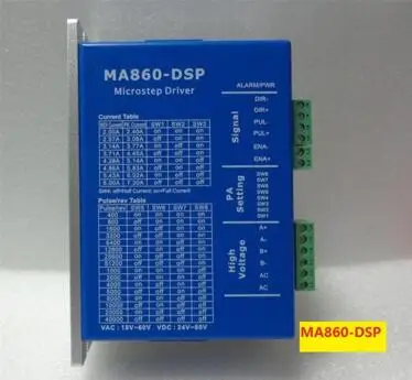 

2-Phase Stepper Driver MA860-DSP 24V-80VDC or VAC16-70VAC Output 6A Current NEMA 34 Motor