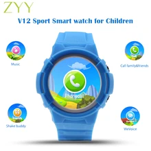 Смарт-часы детский gps-трекер с сенсорным круглым экраном Android SOS трекер местоположения устройства вызова для ребенка безопасные часы для ребенка