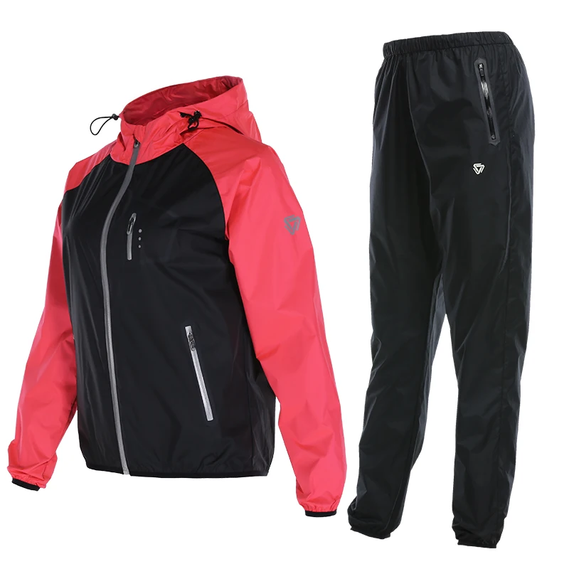 VANSYDICAL спортивный костюм женские и мужские спортивные костюмы для бега 2 шт. Спортивная одежда для спортзала фитнес-Костюмы для тренировок - Цвет: TC3064 WOMAN