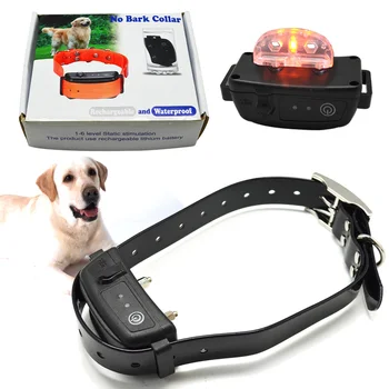 

Rechargeable And Waterproof Dog Anti Bark Collar Electronic Stop No Barking Control Collar Pet Training Shock Collar
