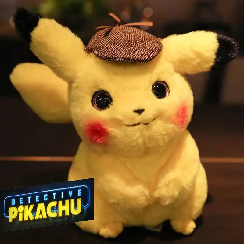 detective pikachu teddy bear