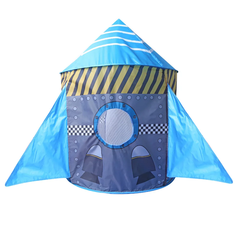 Большая палатка игрушечная Playhouse крытый и открытый сад Складная Pop Up астронавт в космосе играют палатка для детей