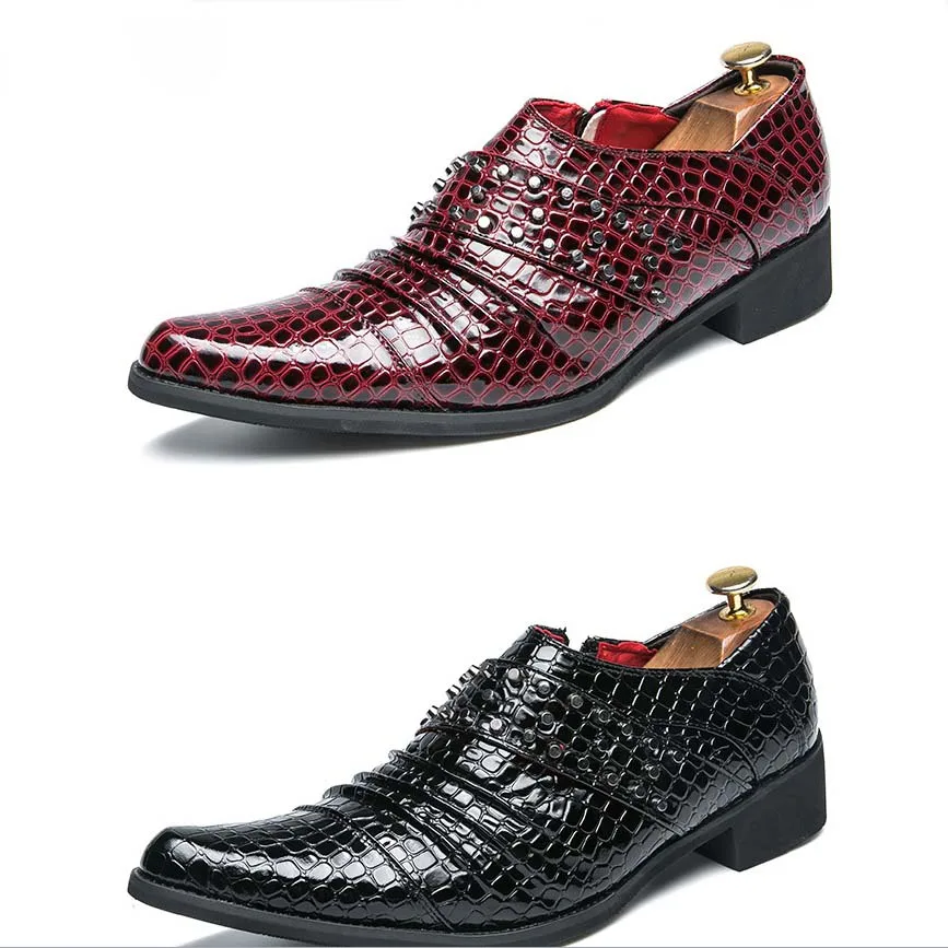 De Primavera Couro Mexemina Britânico Sapatos Pequenos Homens Juventude Nova 38 red Terno Outono Tamanho Zapatos Mujer Preto Lazer Dos 44 Preto 5xWYx8