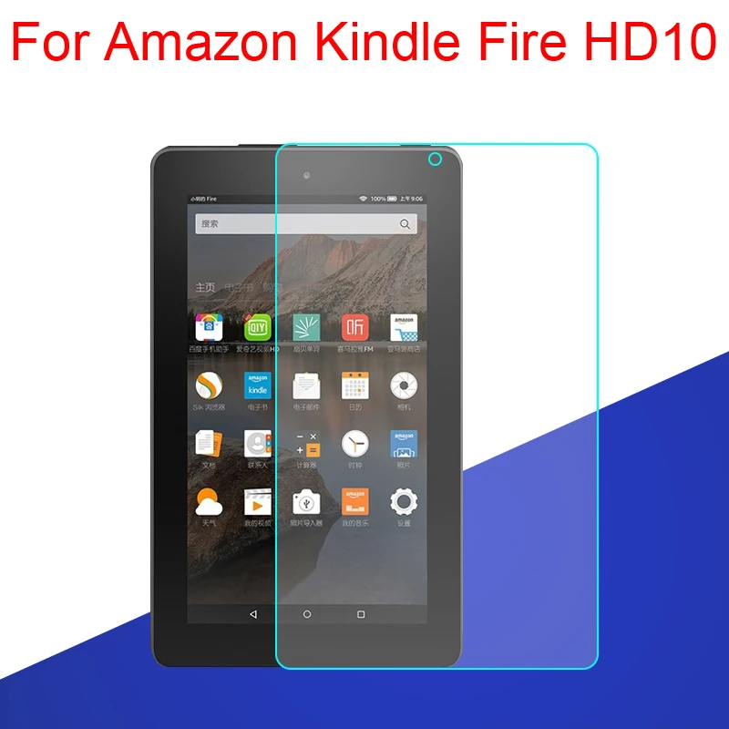 Закаленное стекло Защитная пленка для экрана для Amazon KindleFire HD10 Защитная пленка для экрана Kindle fire HD 10 AmazonHD10 Защитная пленка для экрана