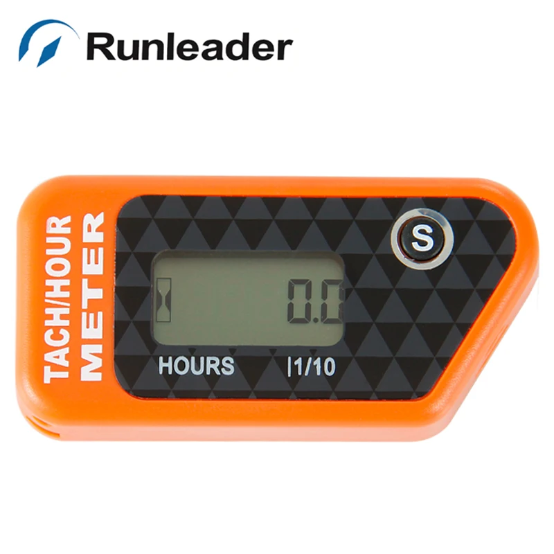 Digital Re settable Inductive Tachometer Hour Meter for gas engine