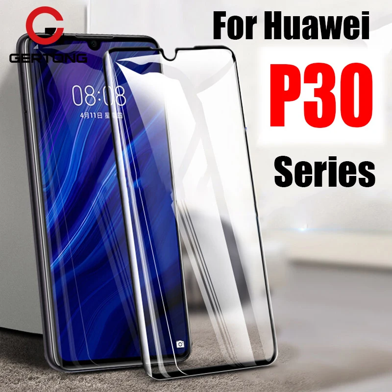 

3D Full Curved Glue Glass For Huawei P30 Pro P 30 Cover Tempered Glass Screen Protector On For Huawei P30 Lite Protective Film