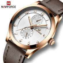 Ультра тонкие часы NAVIFORCE для мужчин s лучший бренд класса люкс