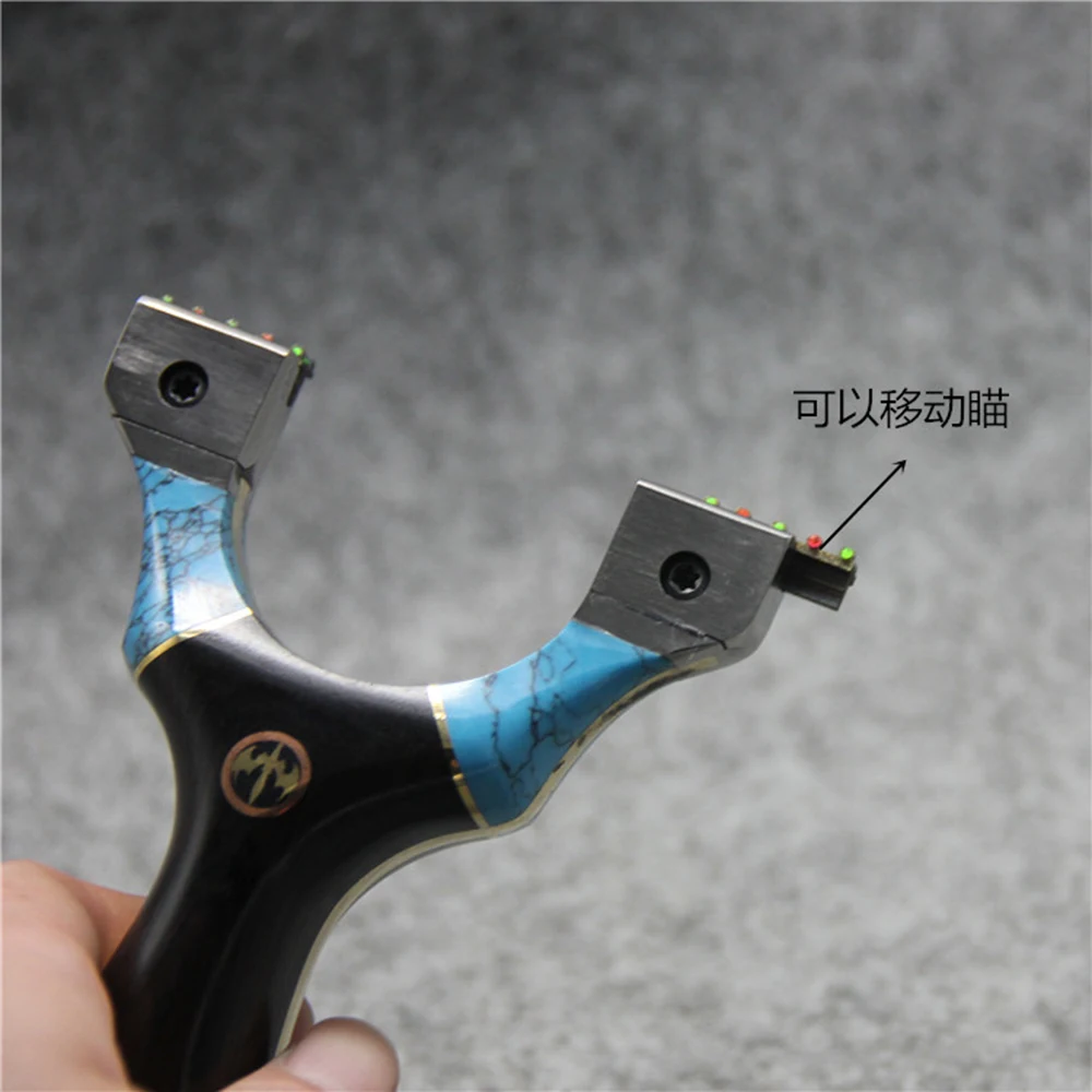 

good quality 304steel slingshots duck caza powerful slingshot tirachinas caza with 5 paris slingshot rubber band