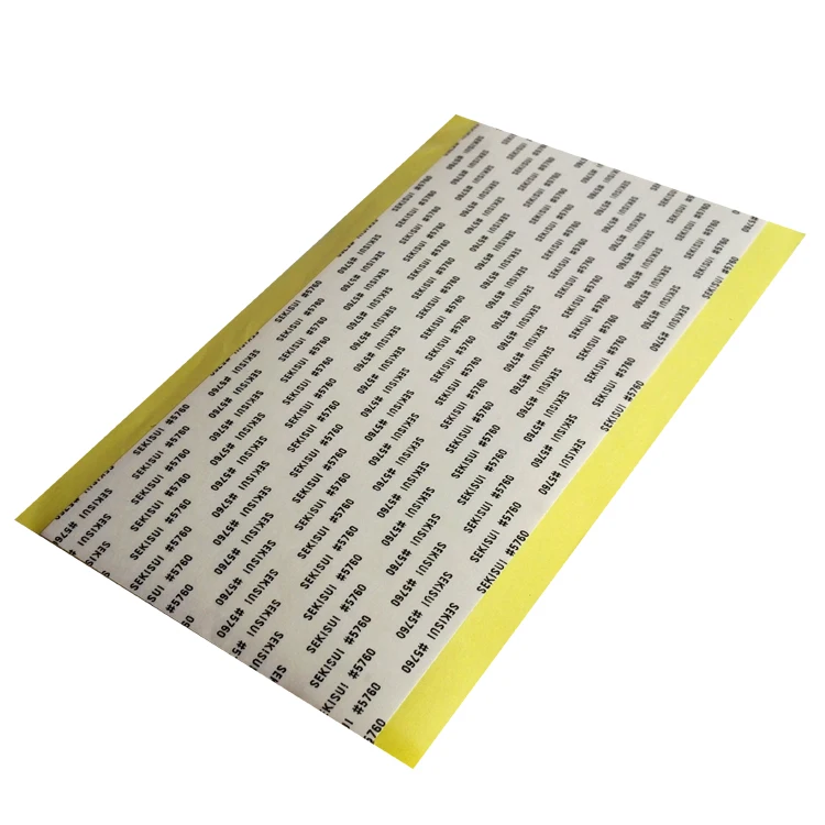 

Japan SEKISUI #5760 Transparent Clear Double-sided AdhesiveTransfer Adhesive Tape for Heatsink 10cmx20cm