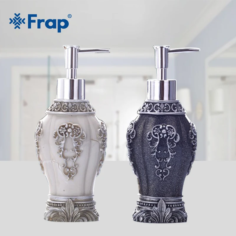 

Frap liquid soap dispensers resin Noble Luxurious Elegant Soap Bottles Organizer Bathroom Accessories soap dispensers bottles