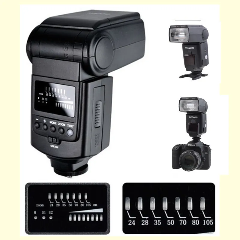 Neewer TT660 Speedlite Flash TT660 Manual Zoom for Canon Nikon Pentax