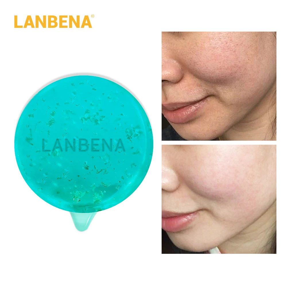 LANBENA 24K Gold Handmade Soap Hyaluronic Acid Face Cleaning Moisturizing Acne Treatment Repair Whitening Anti Aning 2