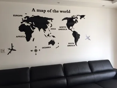 Карта мира Настенная Наклейка Mapa Mundial Wereldkaart Pegatinas Paredes Decoracion Adesivos De Parede Глобус земля Декор 3D акрил