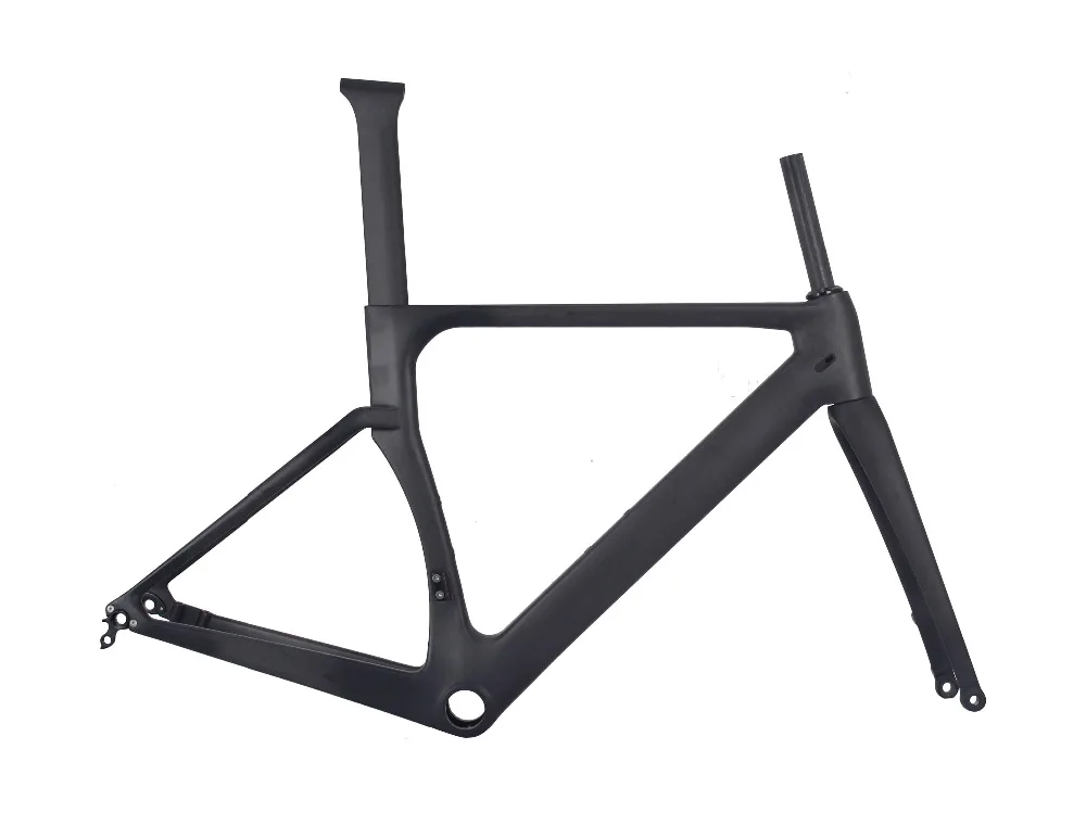 Best 2019 MIRACLE Disc Brake Carbon Road Bike Frame 142*12mm Cadre Carbone front 12*100mm and rear 12*142mm thru axle UD matte 1