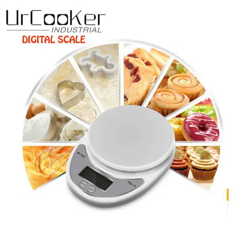 Best selling 5000g/1g 5kg Food Diet Postal Kitchen Digital Scale scales