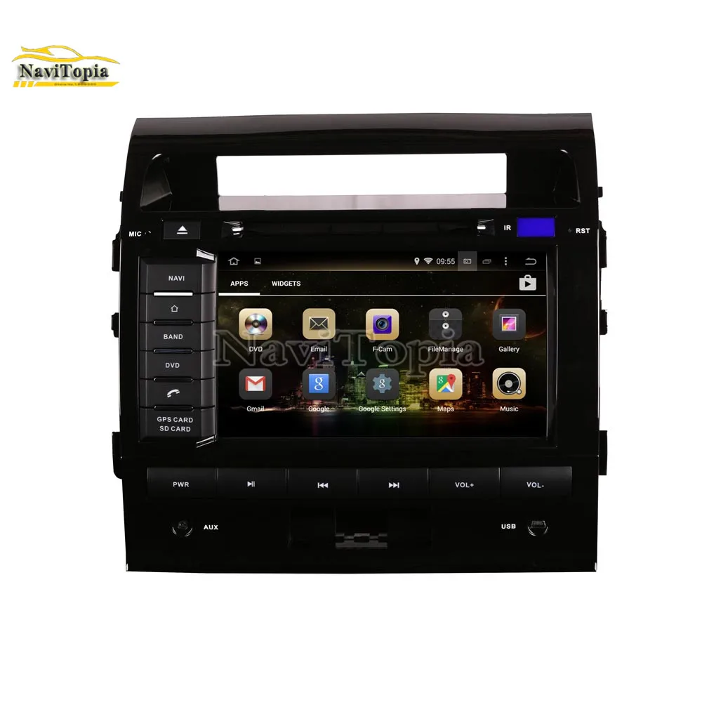 Flash Deal NAVITOPIA 4G RAM 64G ROM PX6 Six Core Android 9.0 Car DVD Player GPS Navigation for Toyota Land Cruiser LC200 2004 2005 2006- 8