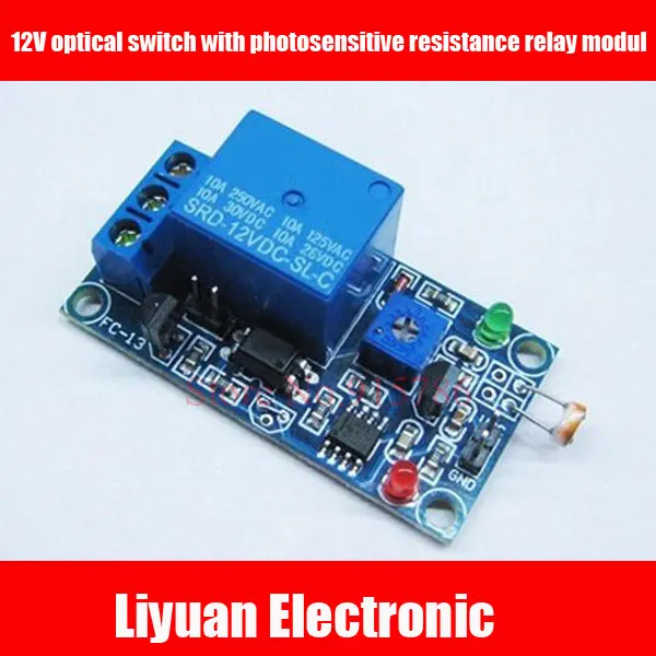 12v Optical Switch With Photosensitive Resistance Relay Module Light