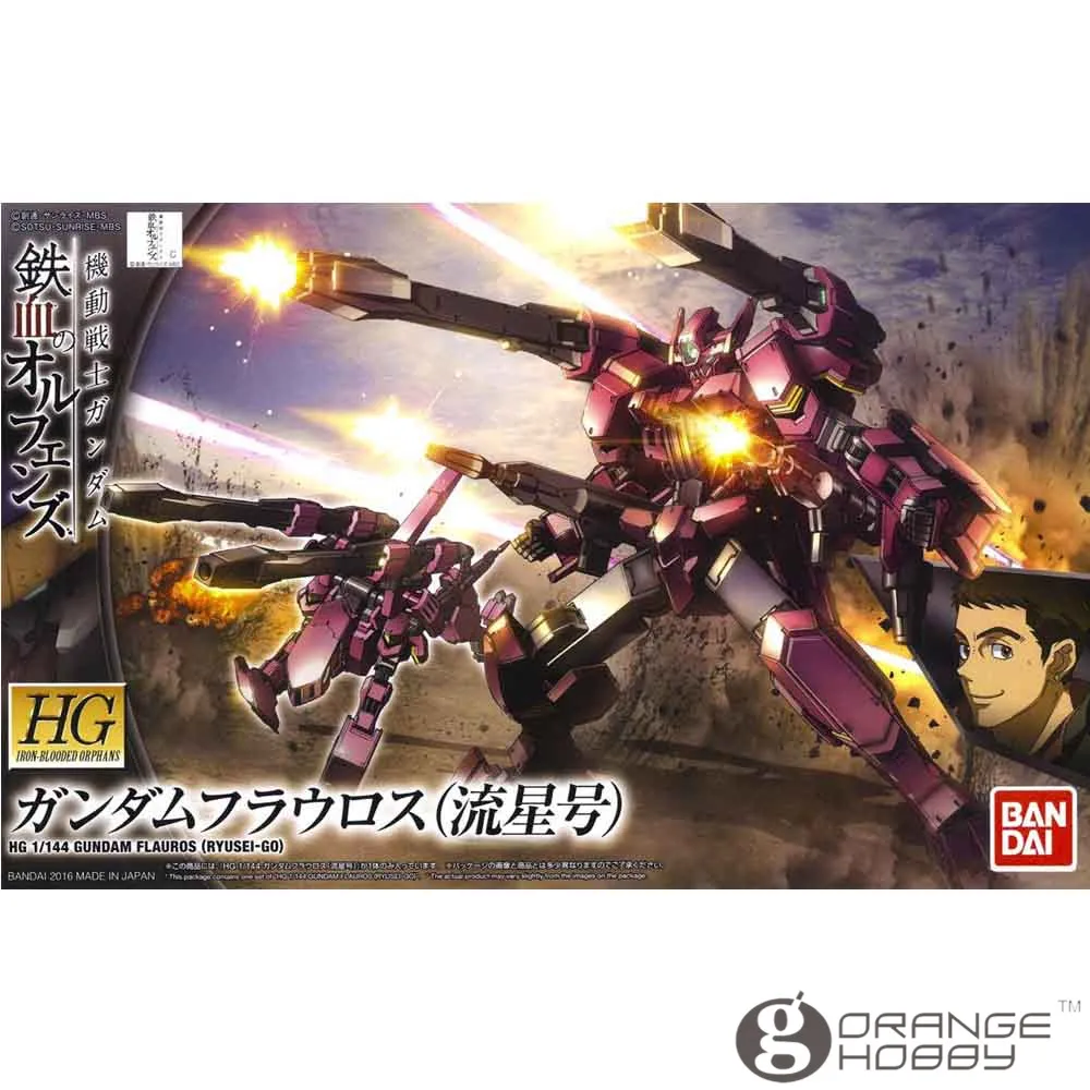 

OHS Bandai HG Iron-Blooded Orphans 028 1/144 Flauros Ryusei-Go Mobile Suit Assembly Model Kits oh