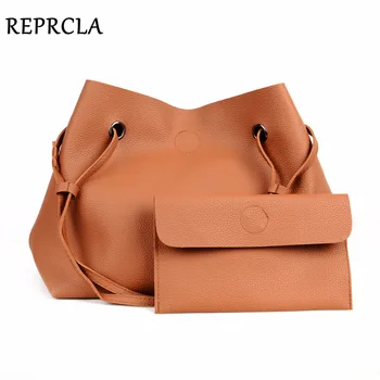 

REPRCLA Brand Designer Handbags Women Composite Bag Large Capacity Shoulder Bags Casual Ladies Tote High Quality PU Leather