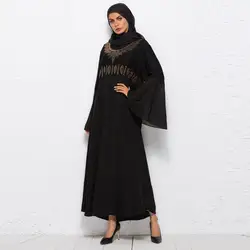 Абая для женщин мусульманское длинное абаи красивые мусульманские платья Ближнего Востока, длинное платье, топ продаж, длинное платье T520