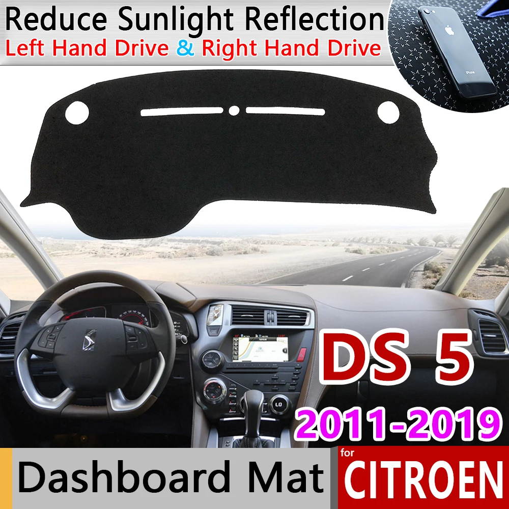 

for Citroen DS 5 DS5 2011~2019 Anti-Slip Mat Dashboard Cover Pad Sunshade Dashmat Accessories 2012 2013 2014 2015 2016 2017 2018