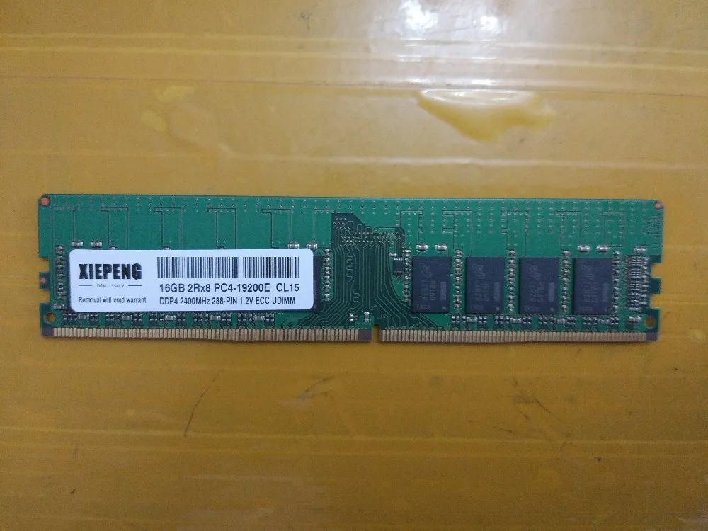 Для Dell PowerEdge R230 T130 T330 T340 T30 Mini Tower ram 16 Гб 2rx8 PC4-17000 2133 МГц ECC Unbuffered 8 Гб DDR4 2400 МГц память