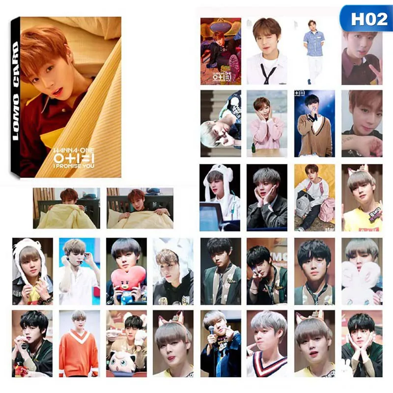 

30pcs/set K-POP Album 0+1=1 I PROMISE YOU Self Made Paper Lomo Card Photo Card Poster HD Photocard