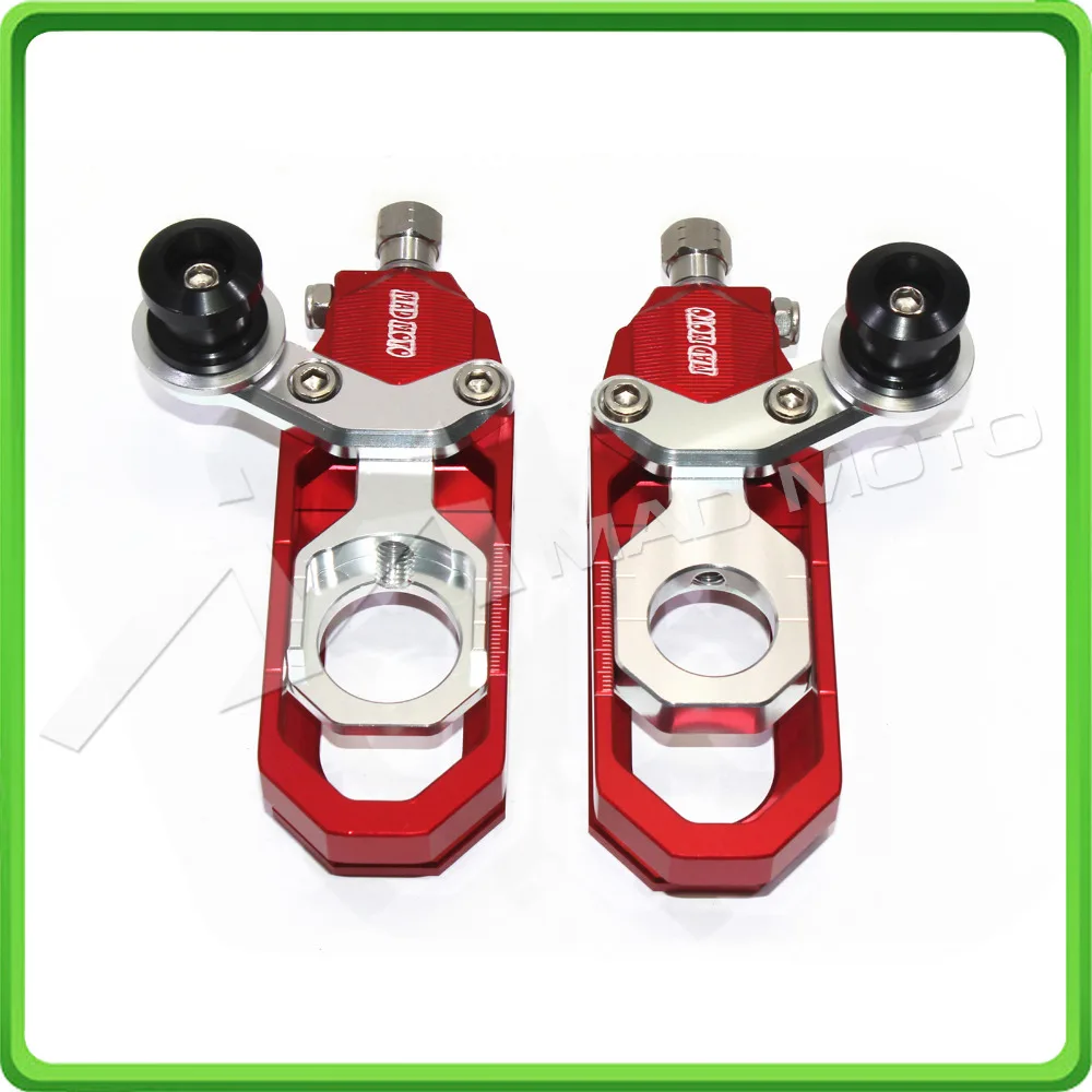Motorcycle Chain Tensioner Adjuster with bobbins kit for Yamaha R6 YZF R6 2006 2007 2008 2009