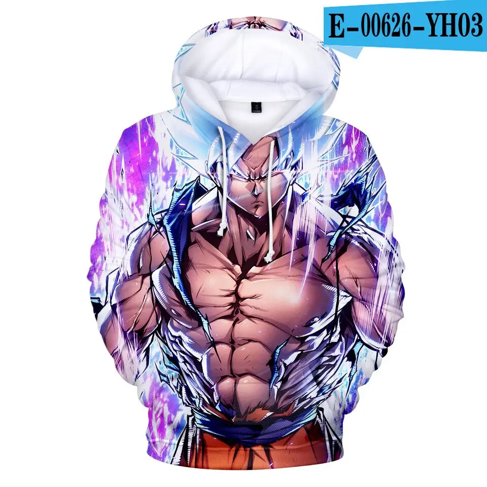 kids New Dragon Ball 3D Hoodies childen Fashion Anime Sweatshirts Autumn Winter high quality Hoodie Boys/girls Pullovers Coats - Color: color at picture