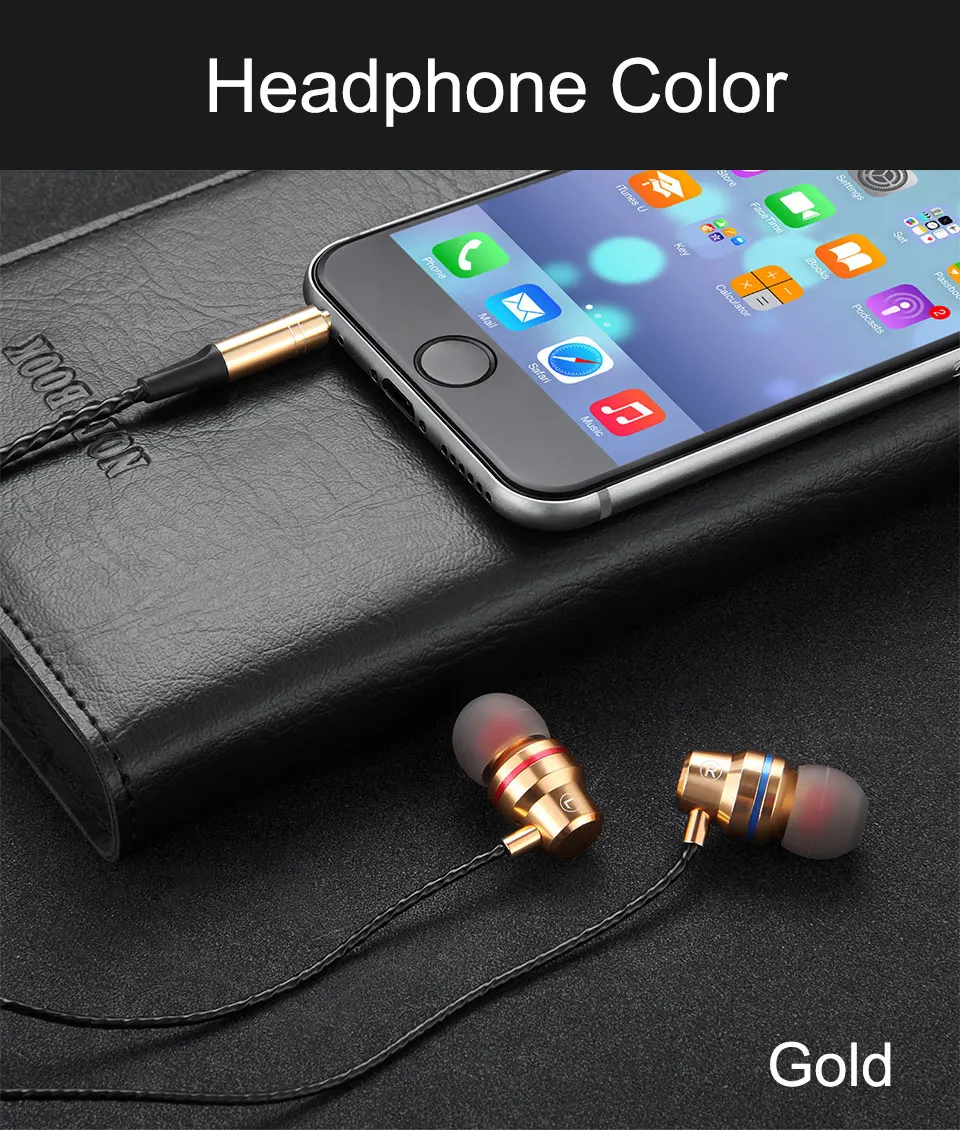 Earphones Metal Magnetic Stereo sports Bass Headset 3.5mm In-Ear Earbuds Earphone With Microphone headphones for Smart Phone (10)