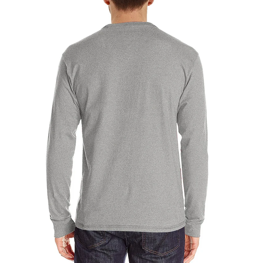 Мужская Новая футболка с коротким рукавом для отдыха с длинным рукавом, однотонная стильная футболка с воротником Хенли, мужские топы, Высококачественная модная одежда