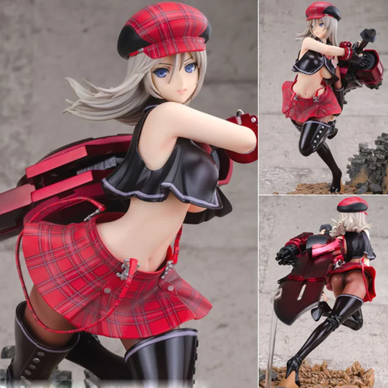 

ZXZ 21cm Anime Model Alisa Ilyinichna Omela God Eater 2 Alicia Eliza Alisa Dollfie Dream PVC Action Figure Model Toys