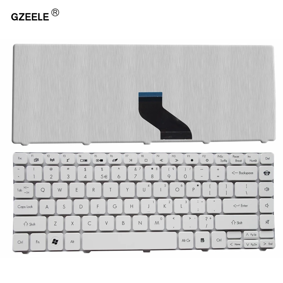 Белая клавиатура GZEELE US для ACER AS 4535G 4741G 4551 4741 4540 4535 4733Z 4736 4736zG 4738ZG 4746 4739Z 3820TG ms2303
