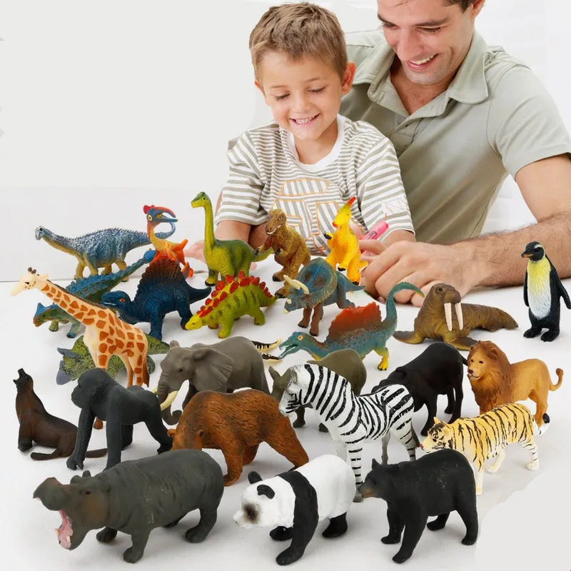 

Kid Biology Dinosaur Safari Toy Marine&Wildlife Animals Science Educational Cognitive Simulation Model Children's Learning Toys