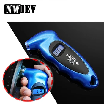 

NWIEV 1X Car Digital tire pressure gauge High-precision display For Volkswagen VW 5 7 6 MK4 Honda Civic Mercedes Benz W203 W204