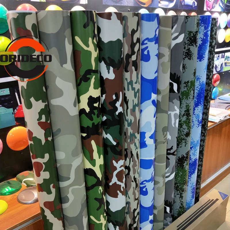 

10 Kinds Digital Forest Desert Camo Vinyl Camouflage Foil For Full Car Body Decorative Adhesive Wrapping Film With Bubble Free