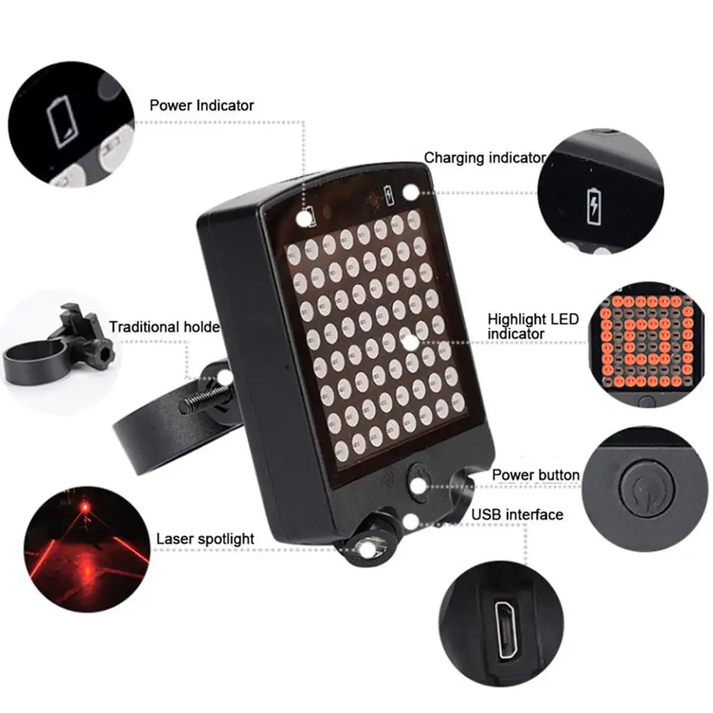 Best Remote Control USB Charger MTB Bike Bicycle Light Automatic Direction Indicator Taillight Safety Warning Light Bike Night Light 3 Best Remote Control USB Charger MTB Bike Bicycle Light Automatic Direction Indicator Taillight Safety Warning Light Bike Night Light 3