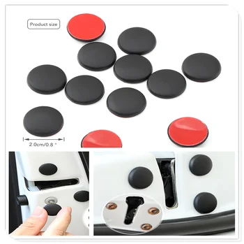 

Car Door Lock Screw Protector Cover Accessories For Fiat Freemont Doblo 695 FCC4 500e Viaggio Strada 500C