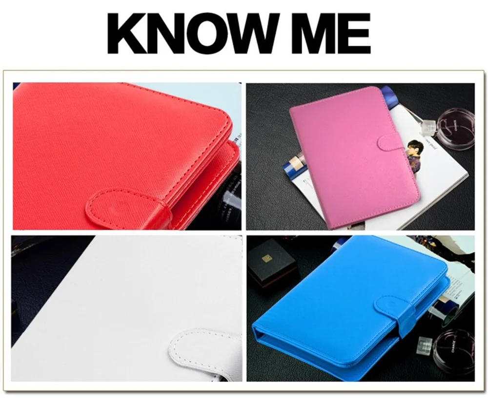 2018 Universal PU Leather Wireless Keyboard Case for iPhone xs max Protective Mobile Phone With Blu