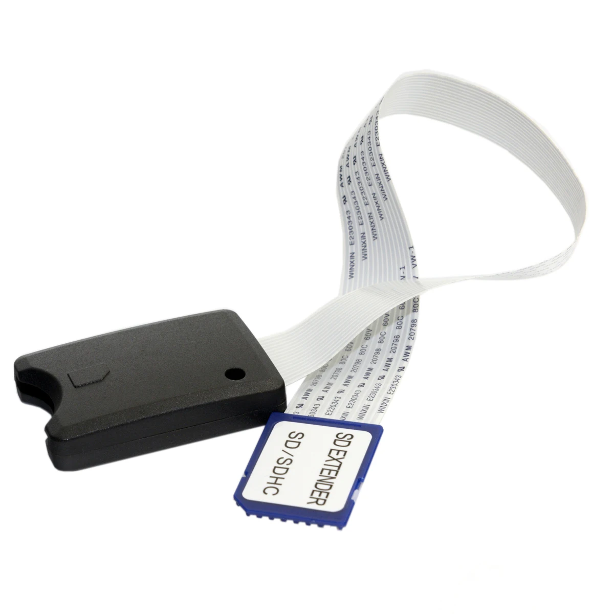 

Standard SD SDHC Memory Card Kit Male to SD Female Soft Flat FPC Extension Cable Extender 25cm