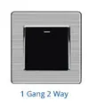 Coswall 1 комплект 1 способ роскошный светильник Переключатель ВКЛ/ВЫКЛ настенный выключатель прерыватель панель из нержавеющей стали AC 110~ 250 В