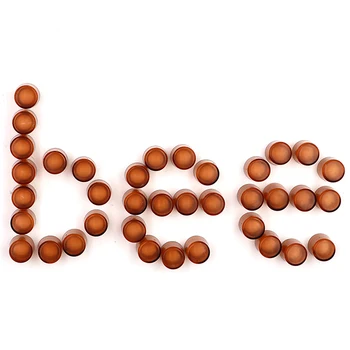 

120Pcs Queen Bee Rearing Feeding Cell Cups Brown Bee Cages Beekeeping Tools Applicable to Bee feeder Equipment
